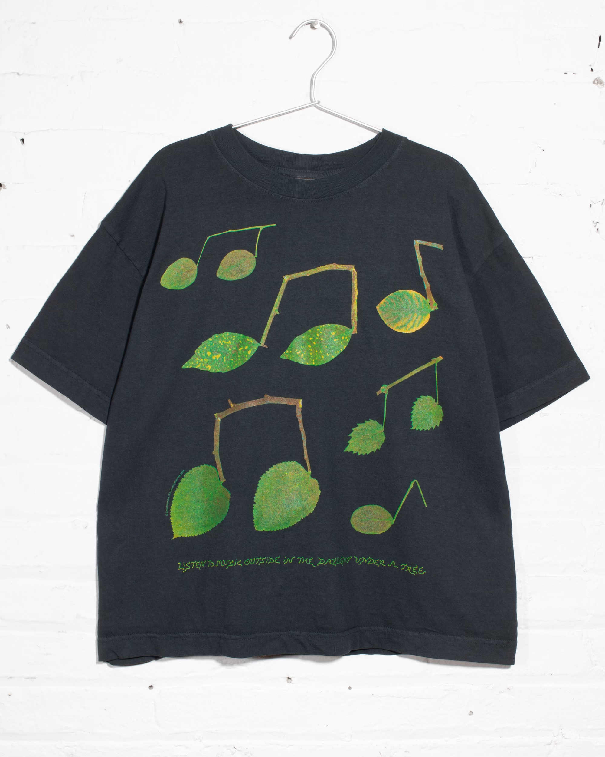 TREE MUSIC TEE - SLATE | LEAVING RECORDS